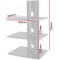 BEST 3-Deck Wall Mount Receiver Shelfing Unit