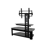 BEST Wood Home Theater Stand with 37-52" TV Mount